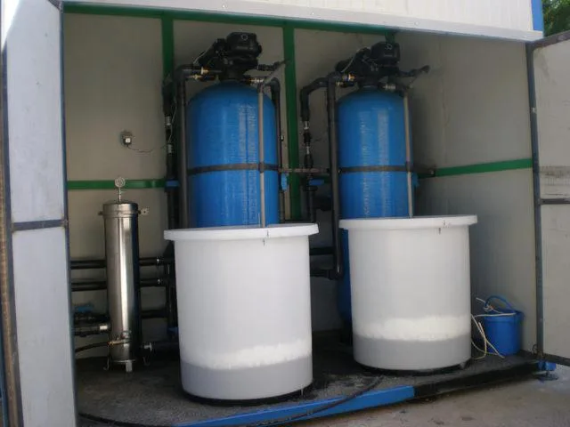 Doppelter volumetrischer Enthärter